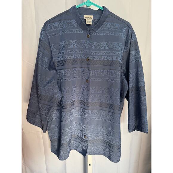 Blue Vintage BonWorth Top Size XL - Picture 1 of 4